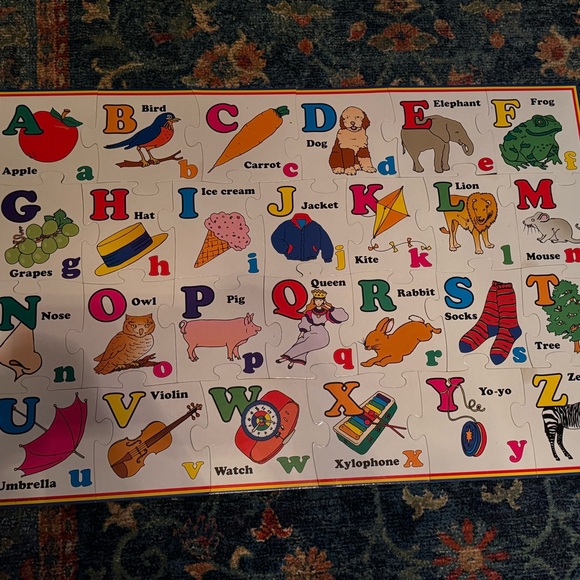 Alphabet Puzzle for Kids - Multicolor - Picture 1 of 4